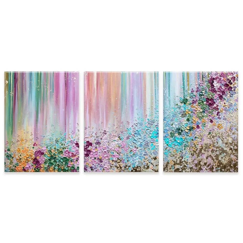 Symphony Of Colour Trio Canvas Print Symphony Of Colour Trio Canvas Print wall art product Nada Khatib