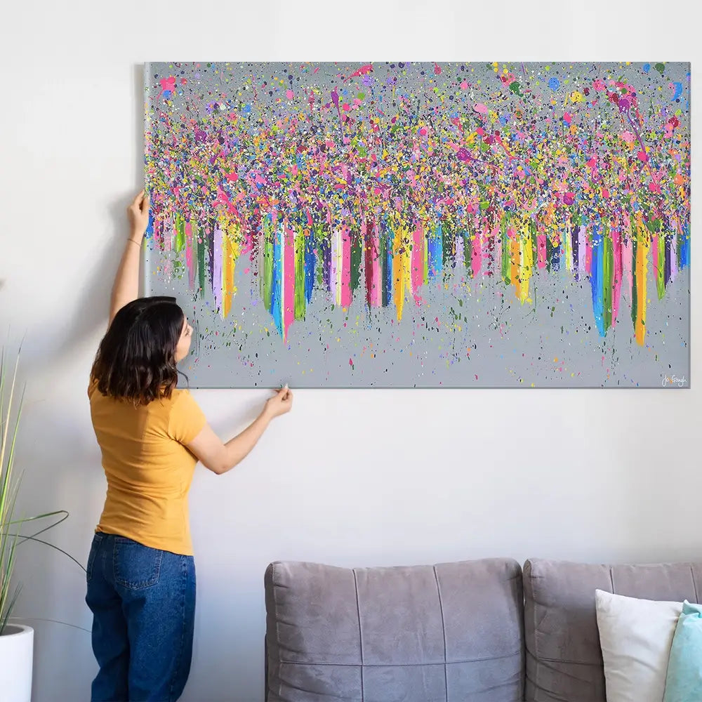 Symphony Of Love Oversized Canvas Print Symphony Of Love Oversized Canvas Print wall art product Jo Gough