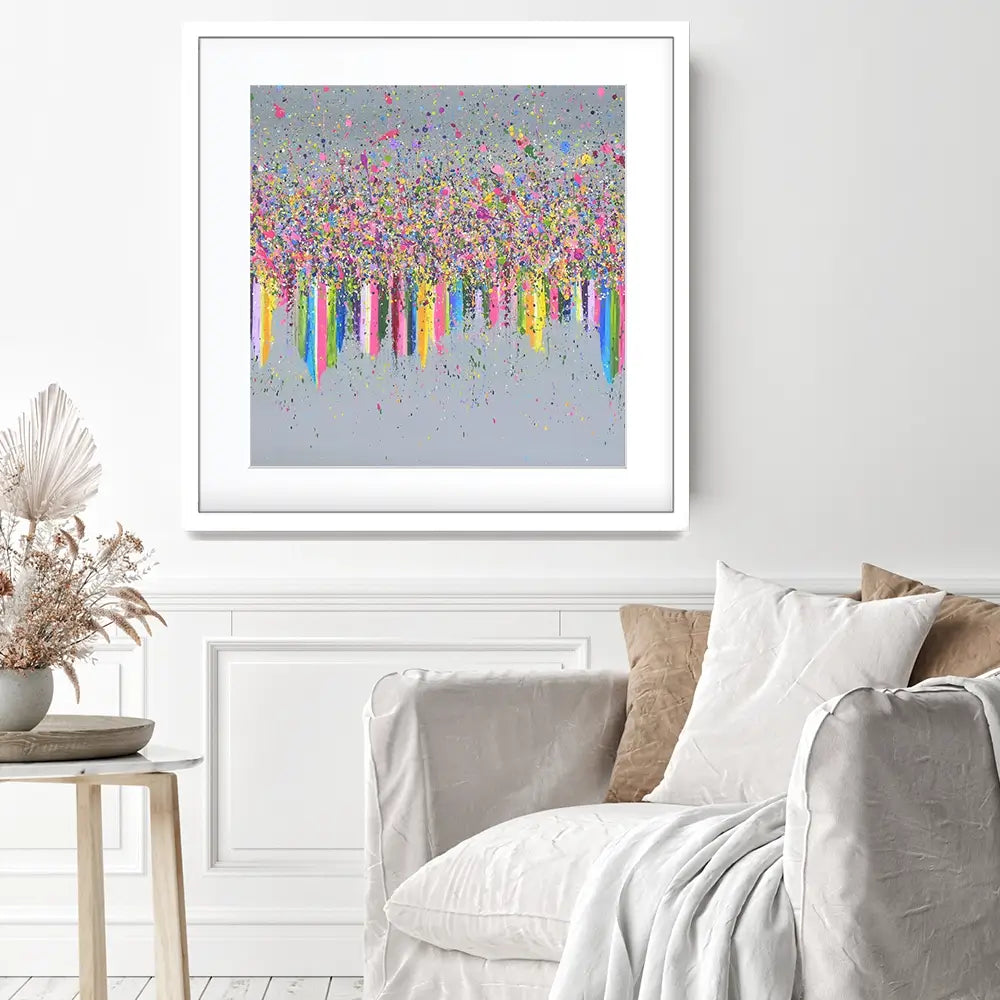 Symphony Of Love Square Framed Art Print Symphony Of Love Square Framed Art Print wall art product Art Print Shop