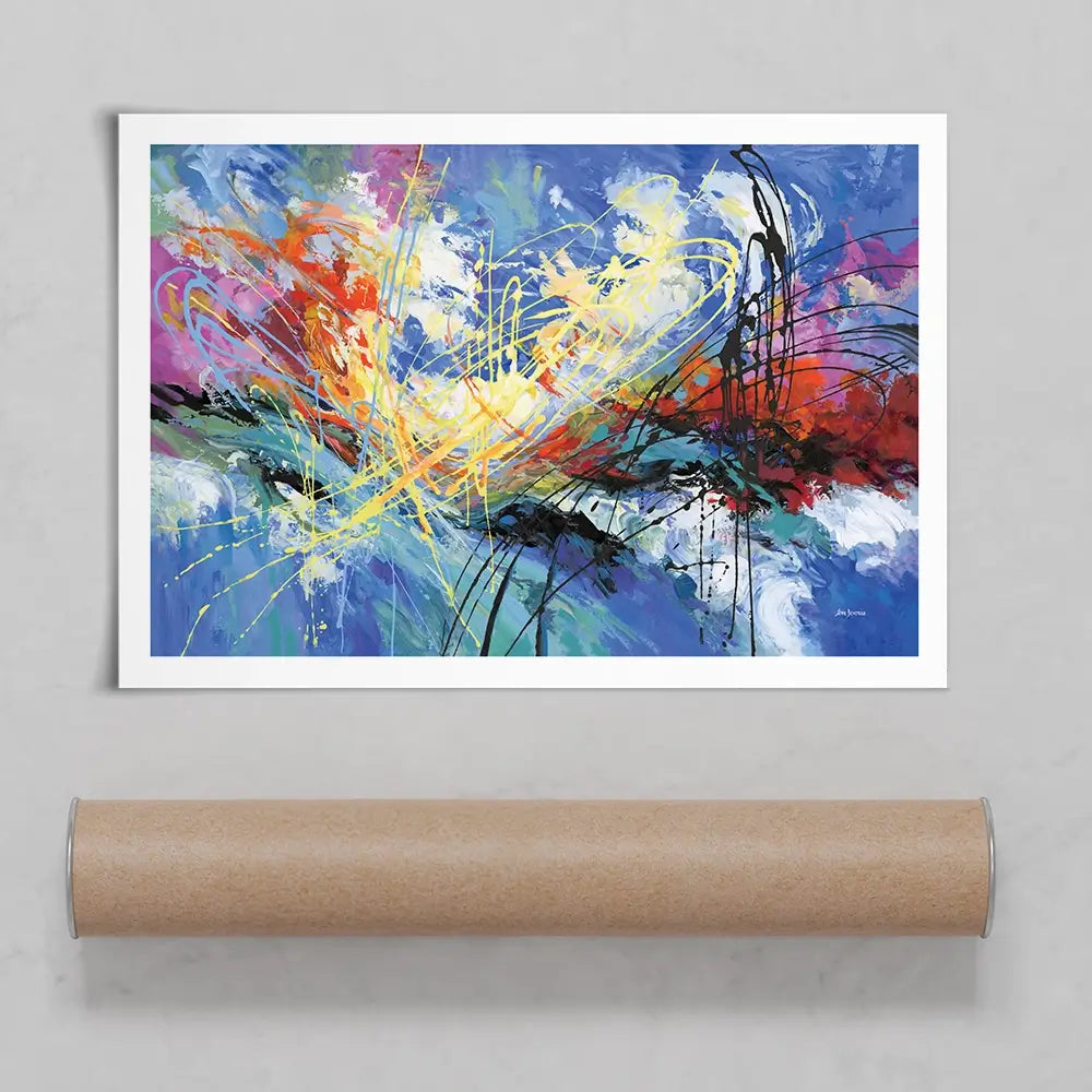 Symphony Of Positive Energy Art Print Symphony Of Positive Energy Art Print wall art product Leon Devenice