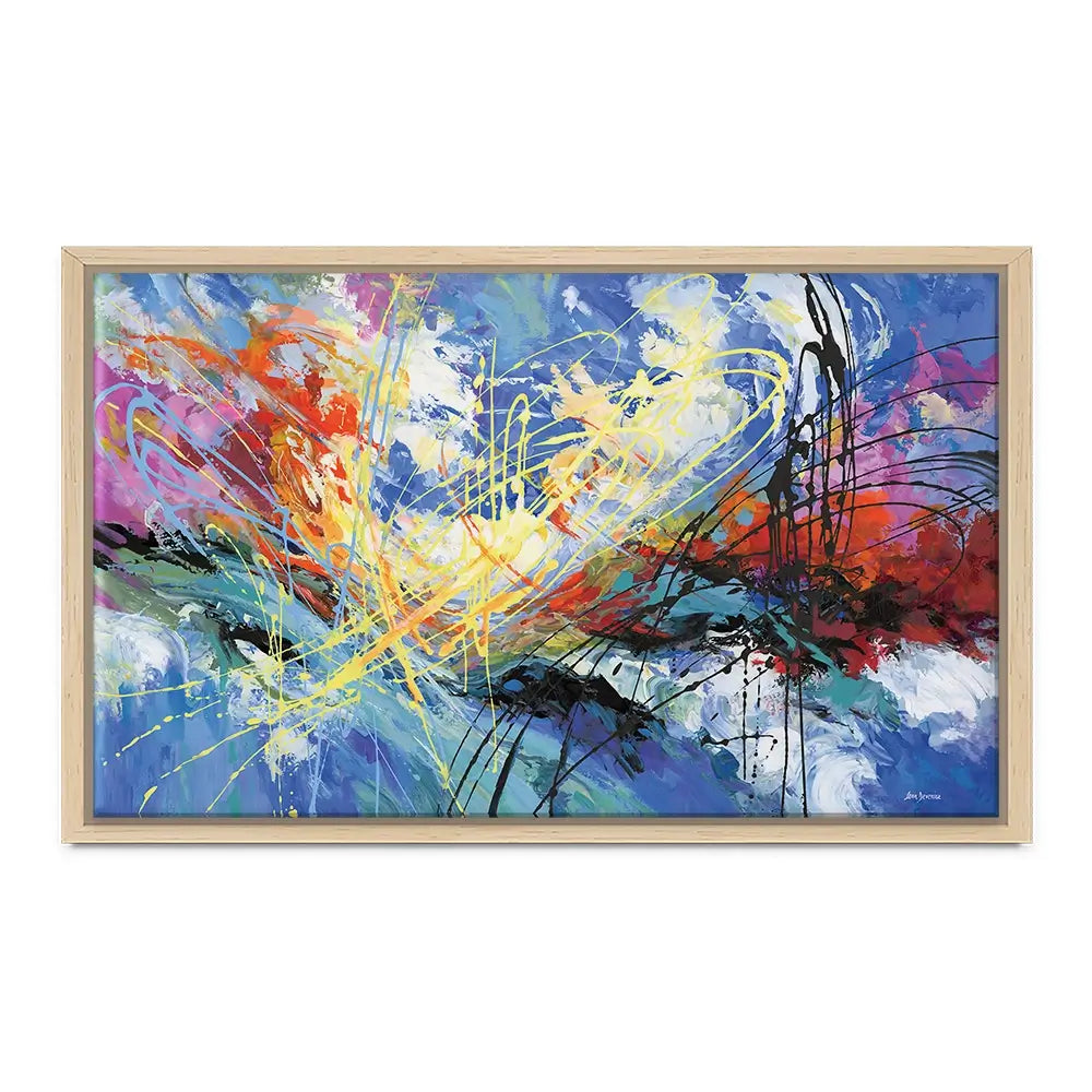 Symphony Of Positive Energy Canvas Print Symphony Of Positive Energy Canvas Print wall art product Leon Devenice