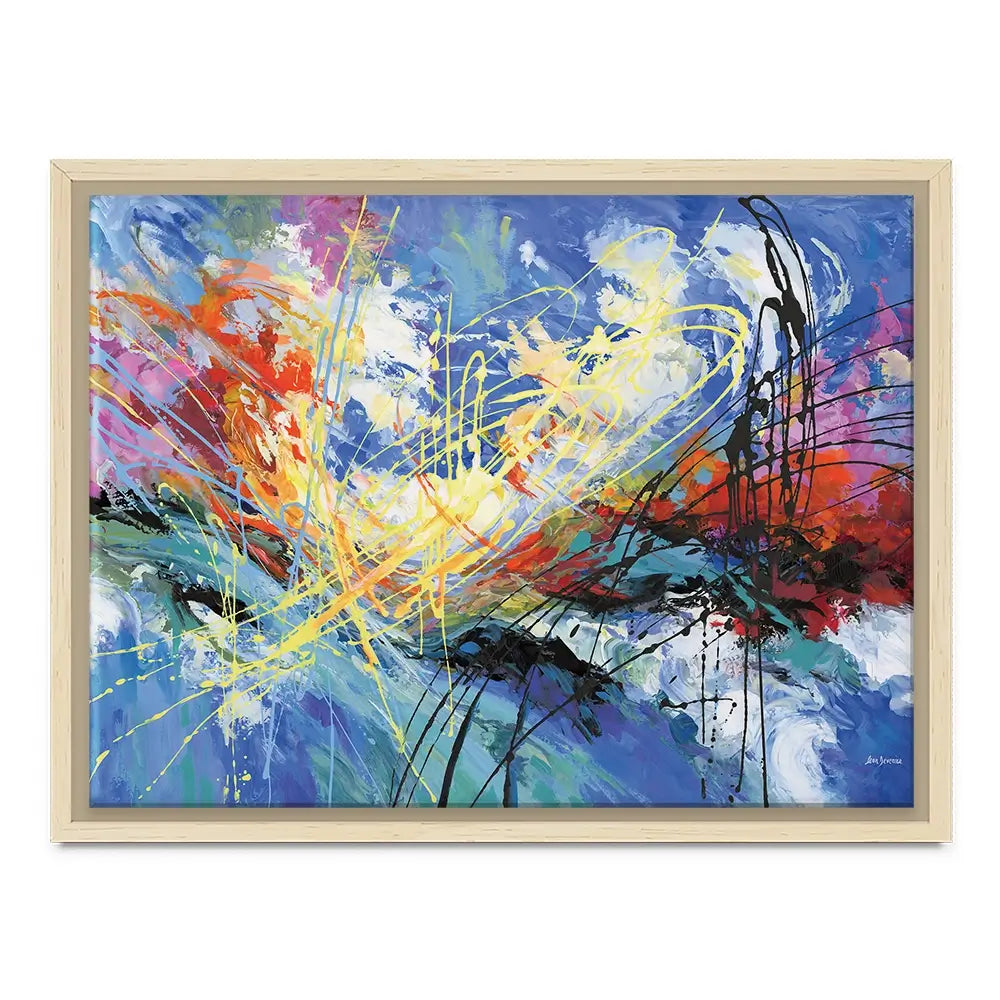 Symphony Of Positive Energy Canvas Print Symphony Of Positive Energy Canvas Print wall art product Leon Devenice