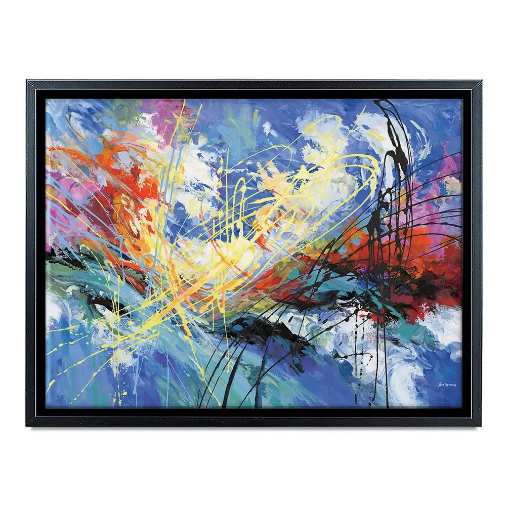 Symphony Of Positive Energy Canvas Print Symphony Of Positive Energy Canvas Print wall art product Leon Devenice