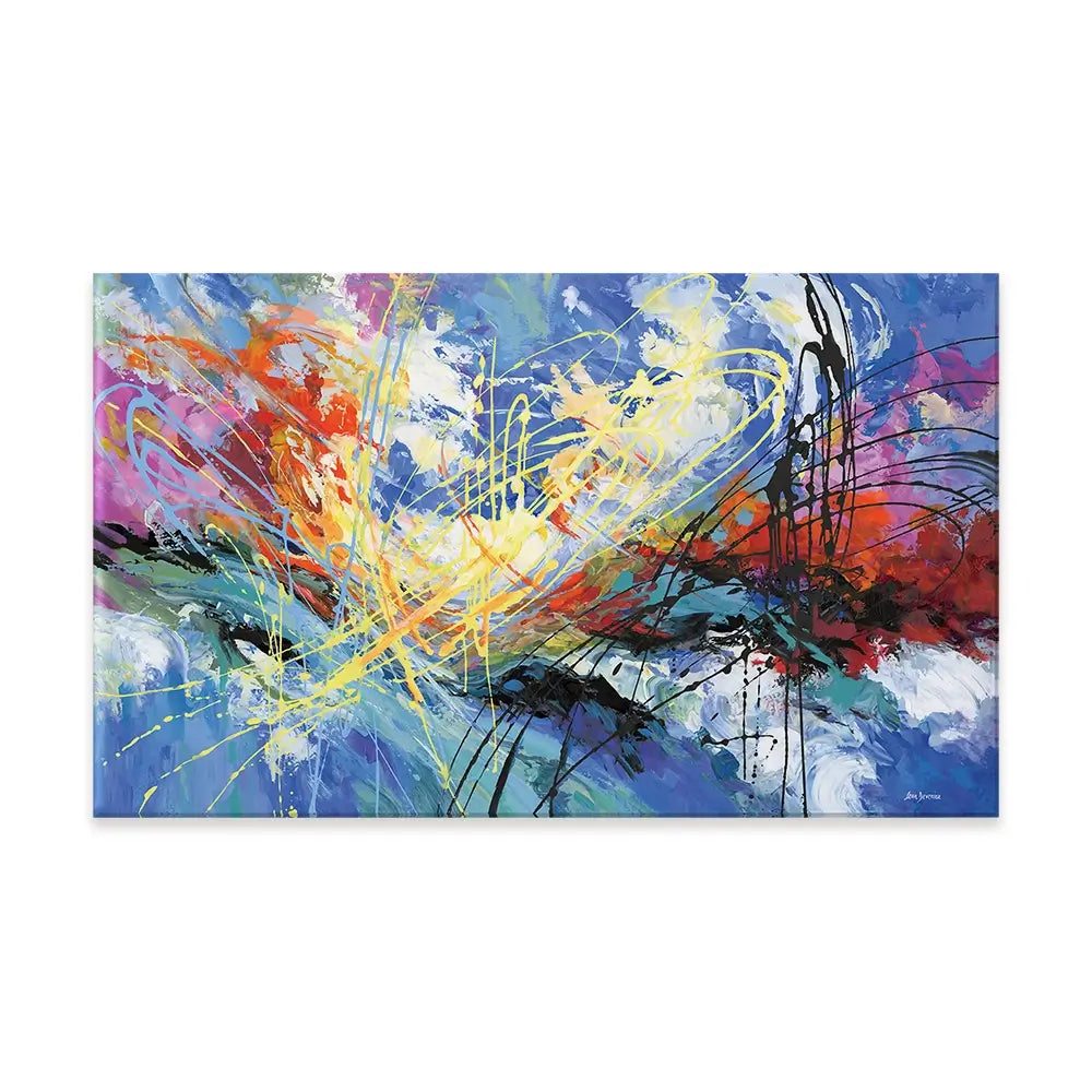 Symphony Of Positive Energy Canvas Print Symphony Of Positive Energy Canvas Print wall art product Leon Devenice