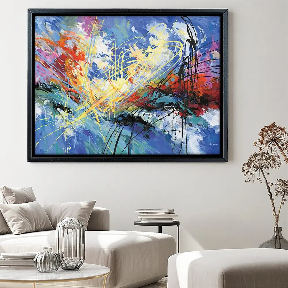 Symphony Of Positive Energy Canvas Print Symphony Of Positive Energy Canvas Print wall art product Leon Devenice