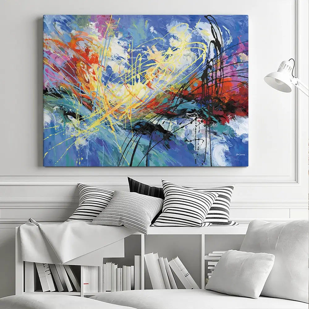 Symphony Of Positive Energy Canvas Print Symphony Of Positive Energy Canvas Print wall art product Leon Devenice