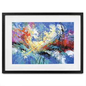 Symphony Of Positive Energy Framed Art Print Symphony Of Positive Energy Framed Art Print wall art product Leon Devenice
