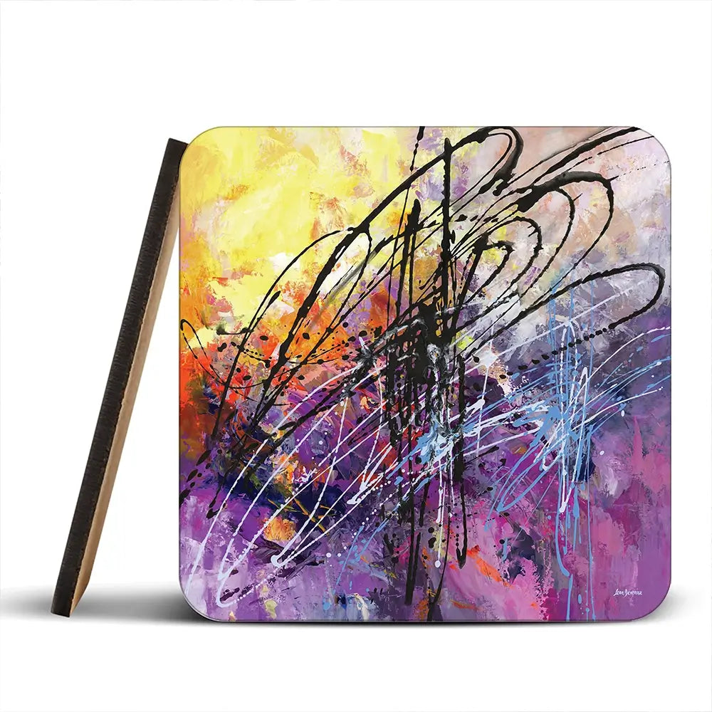 Symphony Of Unbroken Spirit Coaster Set Symphony Of Unbroken Spirit Coaster Set wall art product Leon Devenice