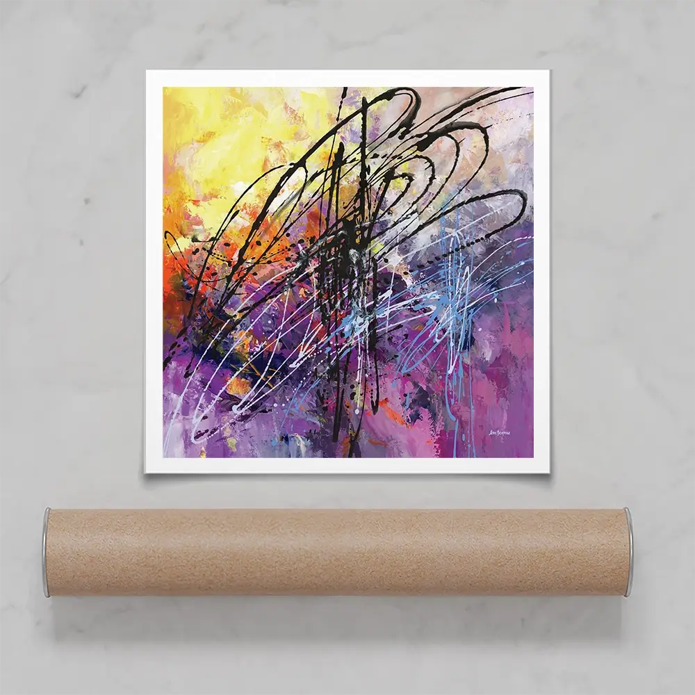 Symphony Of Unbroken Spirit Square Art Print Symphony Of Unbroken Spirit Square Art Print wall art product Leon Devenice
