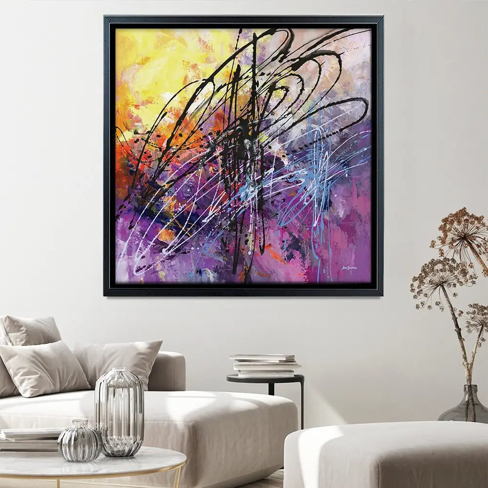 Symphony Of Unbroken Spirit Square Canvas Print Symphony Of Unbroken Spirit Square Canvas Print wall art product Leon Devenice