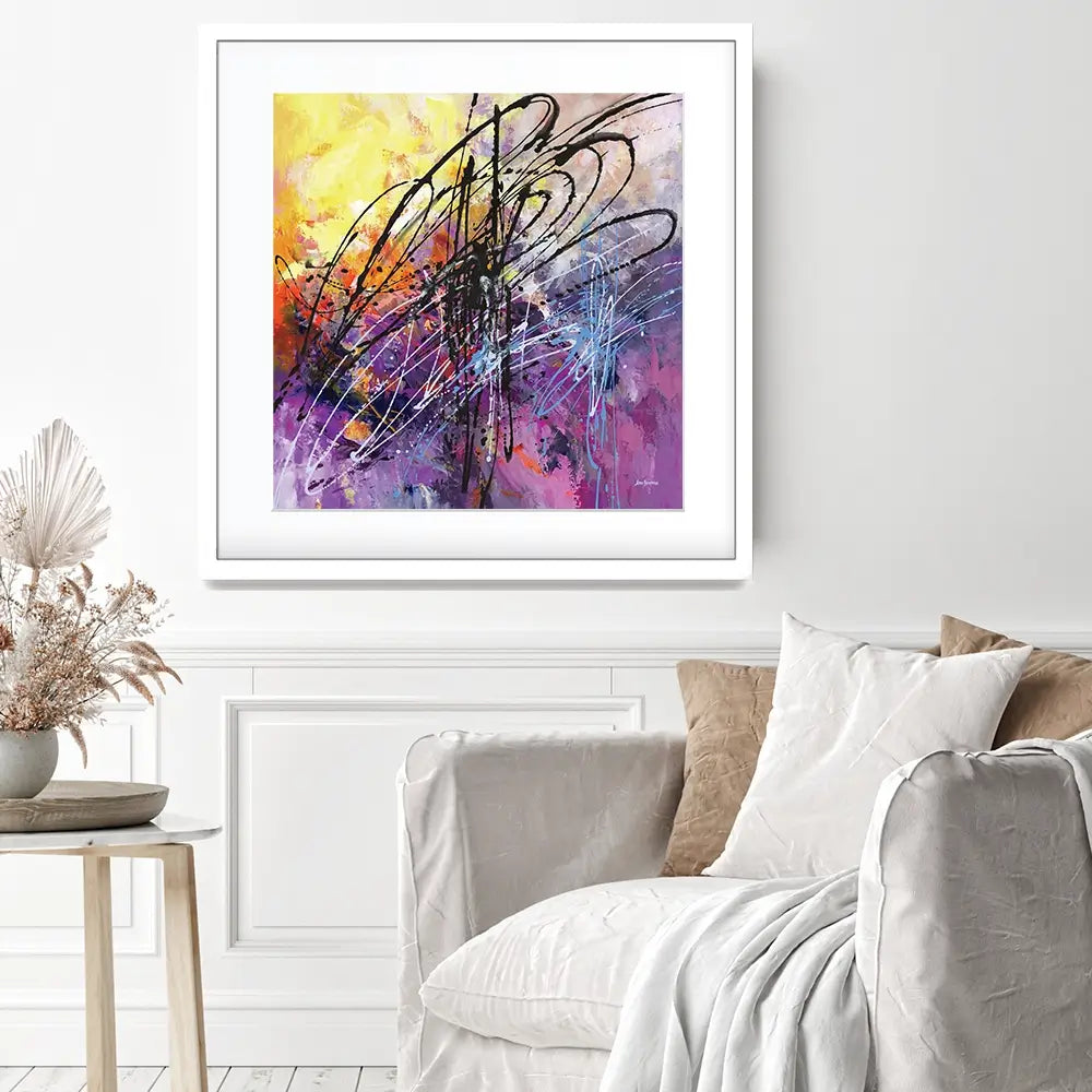 Symphony Of Unbroken Spirit Square Framed Art Print Symphony Of Unbroken Spirit Square Framed Art Print wall art product Leon Devenice