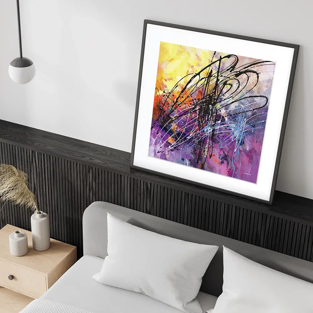 Symphony Of Unbroken Spirit Square Framed Art Print Symphony Of Unbroken Spirit Square Framed Art Print wall art product Leon Devenice