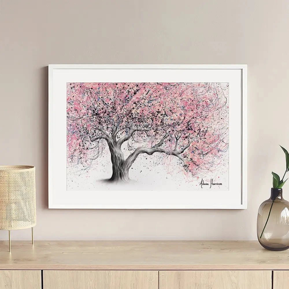 Taffy Blossom Tree Framed Art Print Taffy Blossom Tree Framed Art Print | Taffy Blossom Tree Artwork wall art product Ashvin Harrison