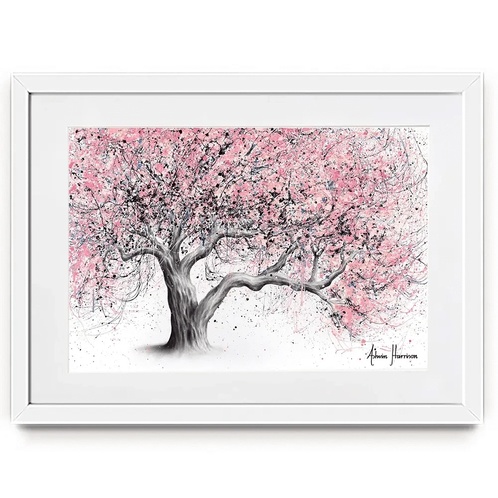 Taffy Blossom Tree Framed Art Print Taffy Blossom Tree Framed Art Print | Taffy Blossom Tree Artwork wall art product Ashvin Harrison