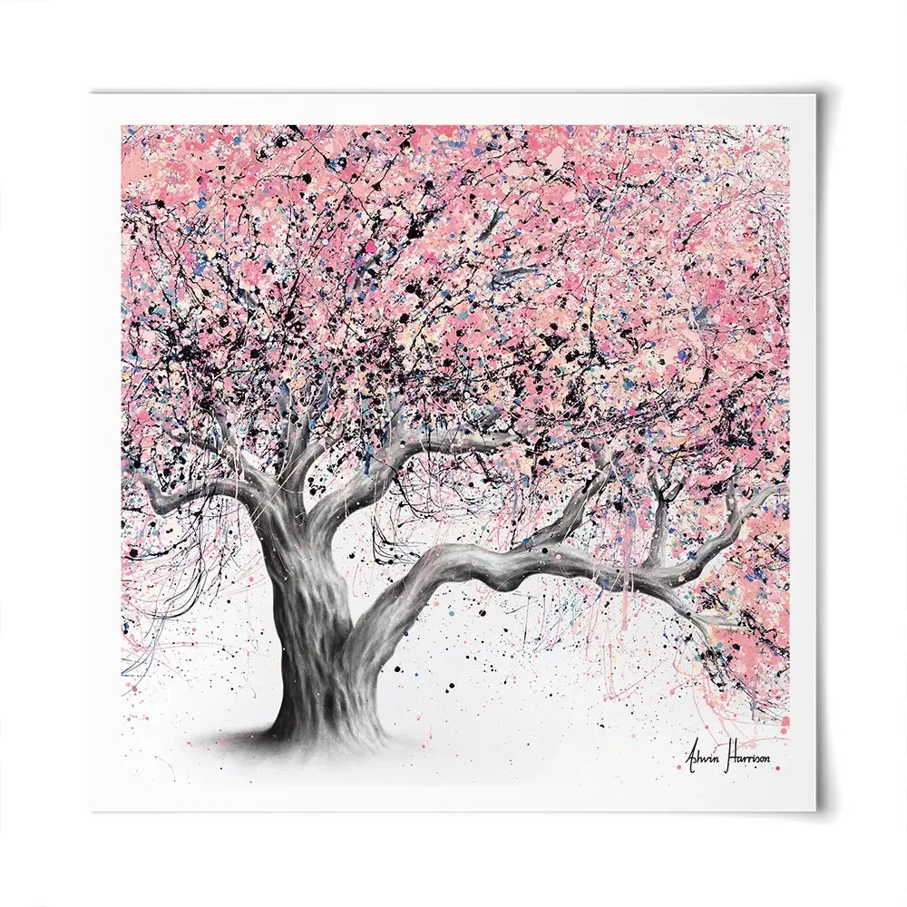 Taffy Blossom Tree Square Art Print Taffy Blossom Tree Square Art Print wall art product Ashvin Harrison