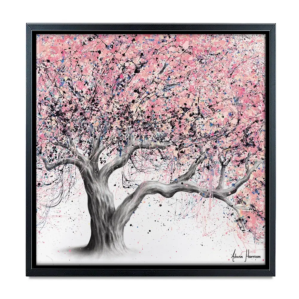 Taffy Blossom Tree Square Canvas Print Taffy Blossom Tree Square Canvas Print wall art product Ashvin Harrison