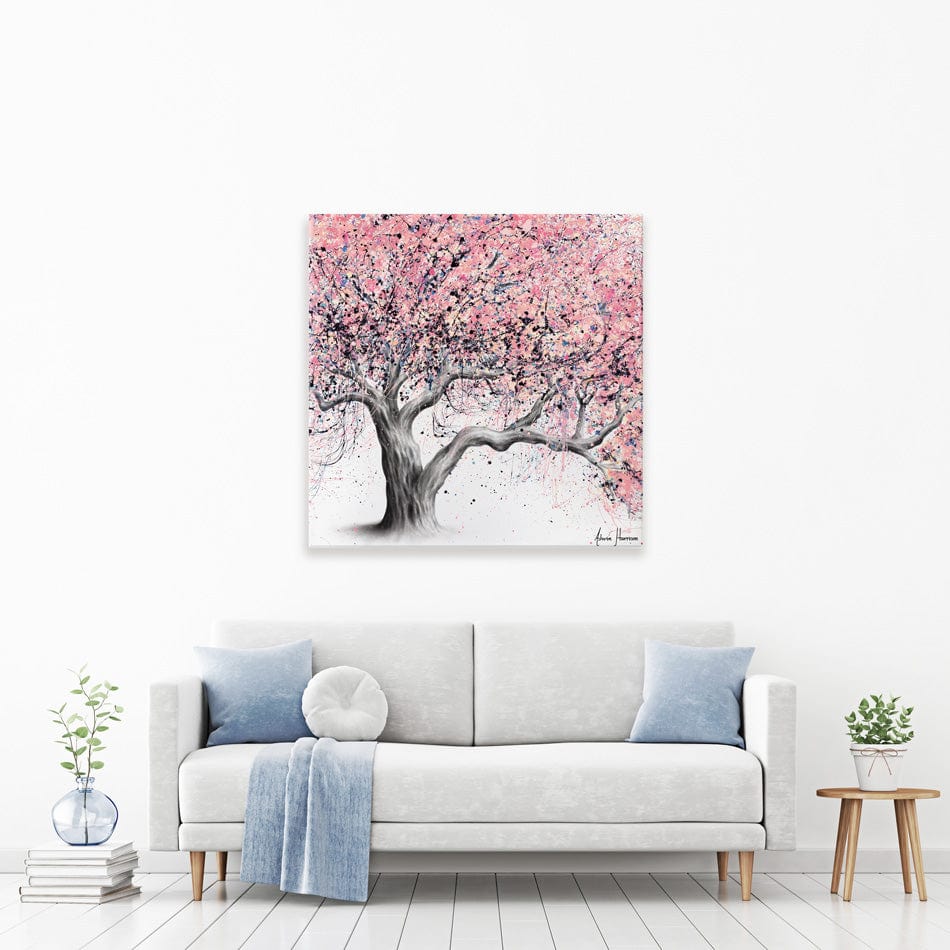 Taffy Blossom Tree Square Canvas Print wall art product Ashvin Harrison