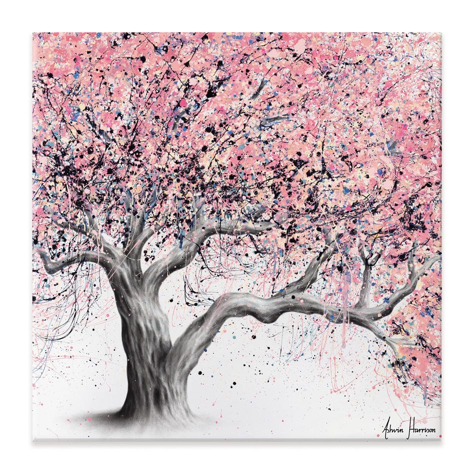 Taffy Blossom Tree Square Canvas Print wall art product Ashvin Harrison