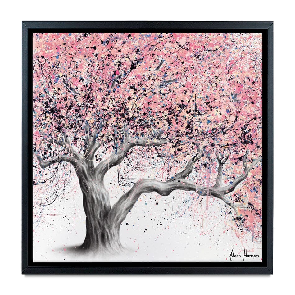 Taffy Blossom Tree Square Canvas Print wall art product Ashvin Harrison