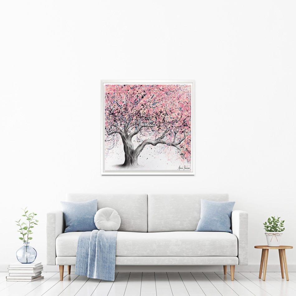 Taffy Blossom Tree Square Canvas Print wall art product Ashvin Harrison