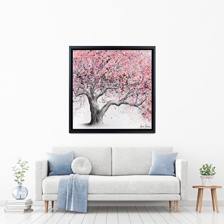 Taffy Blossom Tree Square Canvas Print wall art product Ashvin Harrison