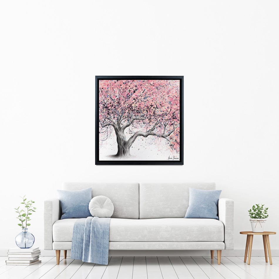 Taffy Blossom Tree Square Canvas Print wall art product Ashvin Harrison