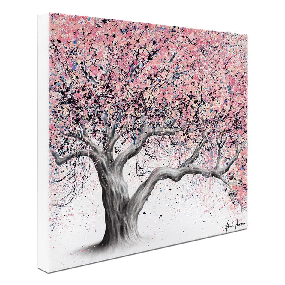 Taffy Blossom Tree Square Canvas Print wall art product Ashvin Harrison