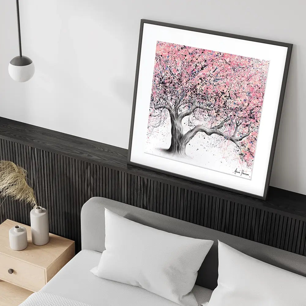 Taffy Blossom Tree Square Framed Art Print Taffy Blossom Tree Square Framed Art Print wall art product Ashvin Harrison