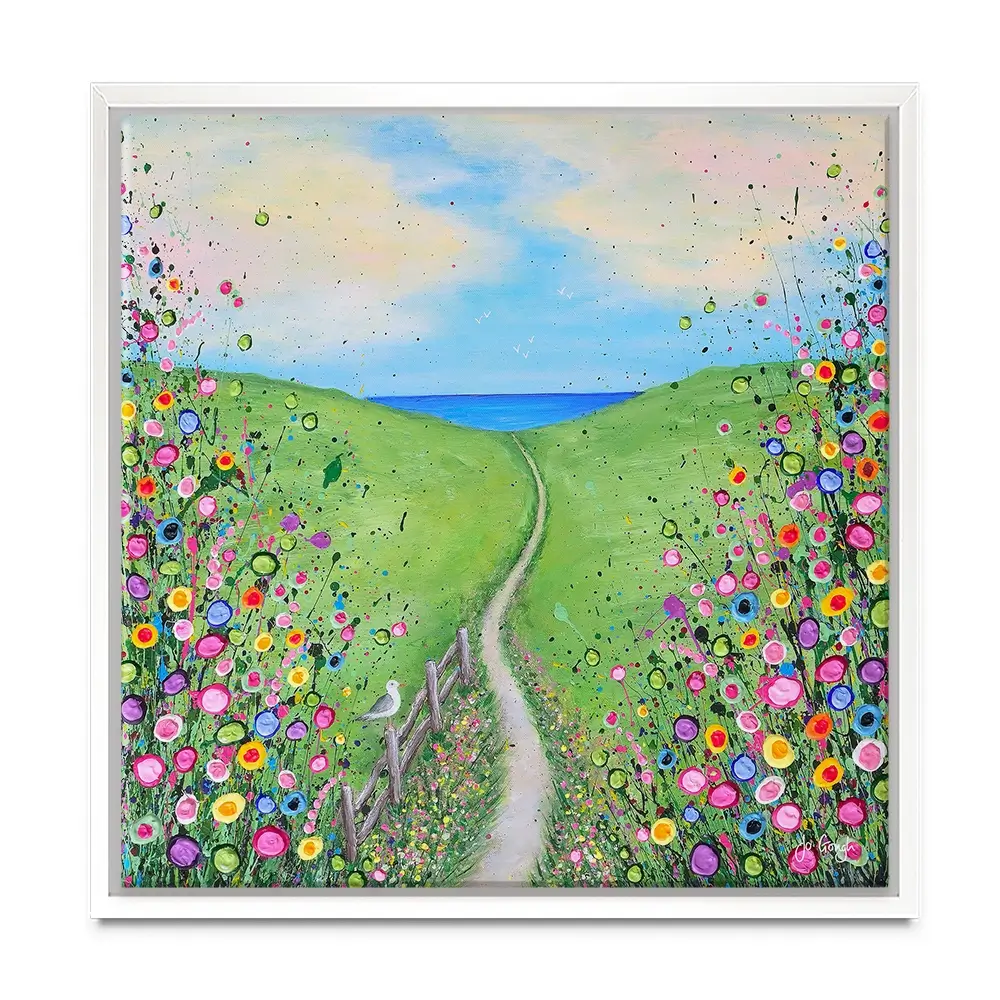 Take Me To The Sea Square Canvas Print Take Me To The Sea Square Canvas Print wall art product Jo Gough