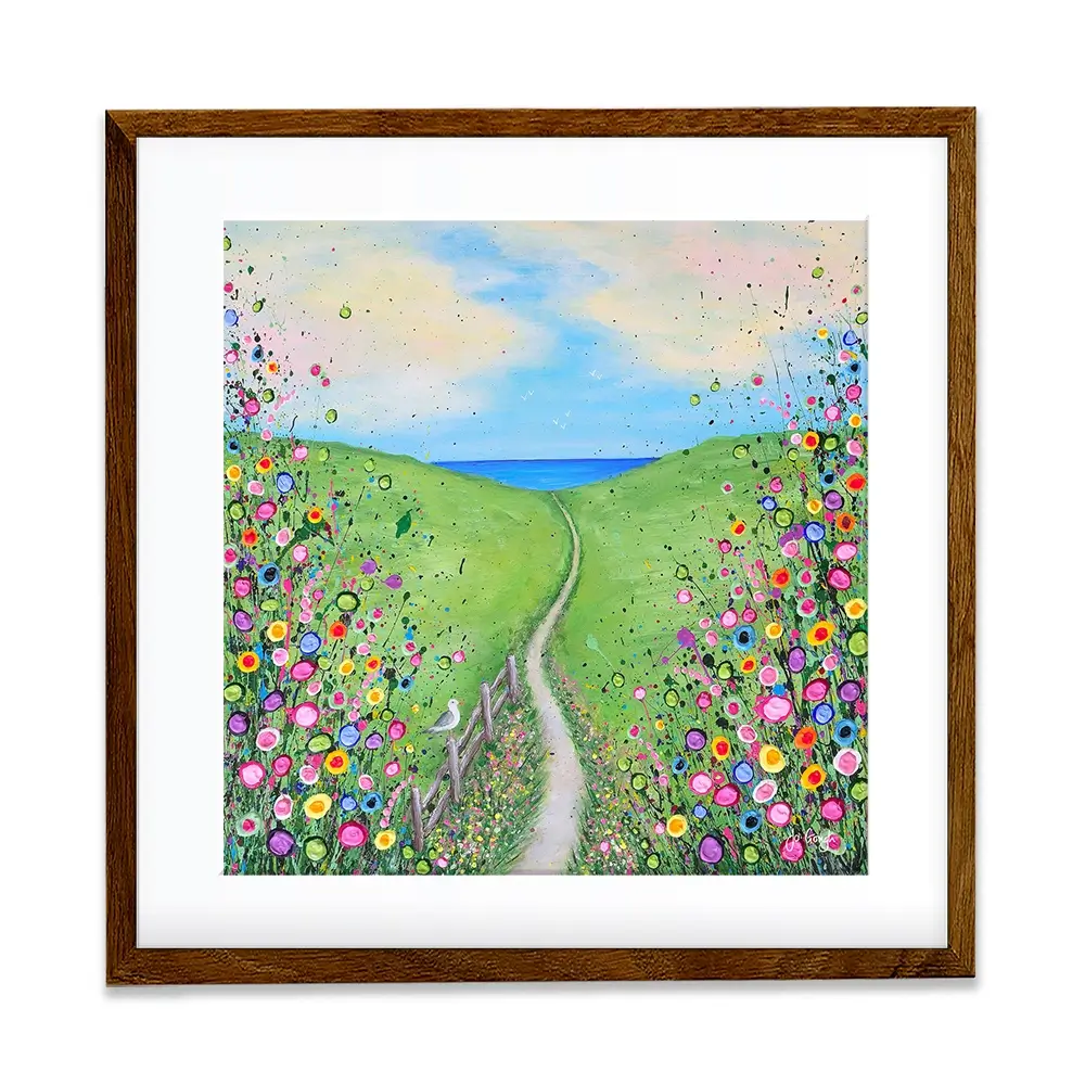 Take Me To The Sea Square Framed Art Print Take Me To The Sea Square Framed Art Print wall art product Jo Gough