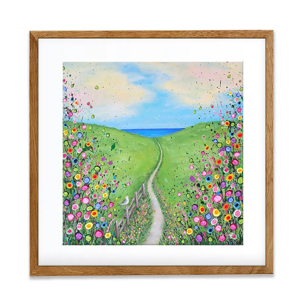 Take Me To The Sea Square Framed Art Print Take Me To The Sea Square Framed Art Print wall art product Jo Gough