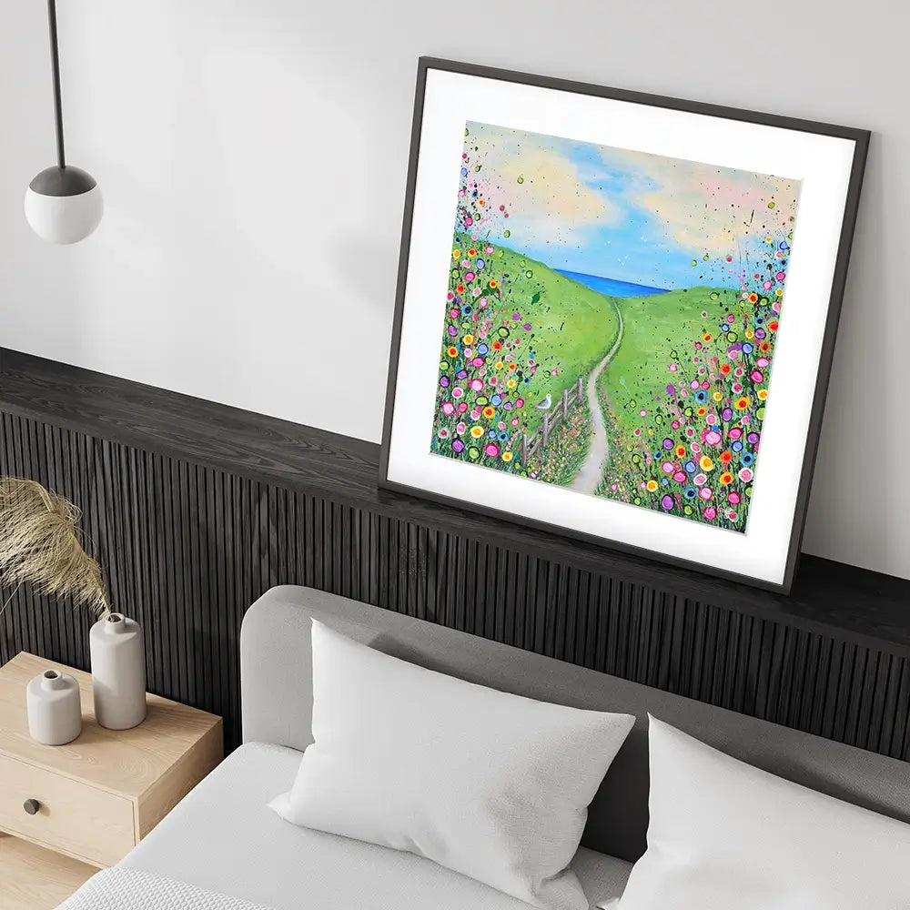 Take Me To The Sea Square Framed Art Print Take Me To The Sea Square Framed Art Print wall art product Jo Gough