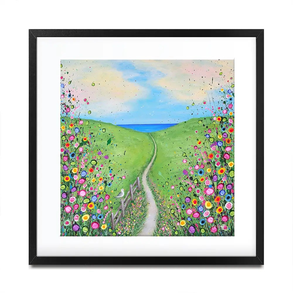 Take Me To The Sea Square Framed Art Print Take Me To The Sea Square Framed Art Print wall art product Jo Gough