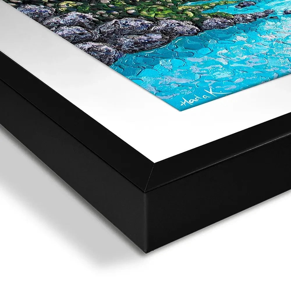 Take The Plunge Square Framed Art Print Take The Plunge Square Framed Art Print wall art product Nada Khatib