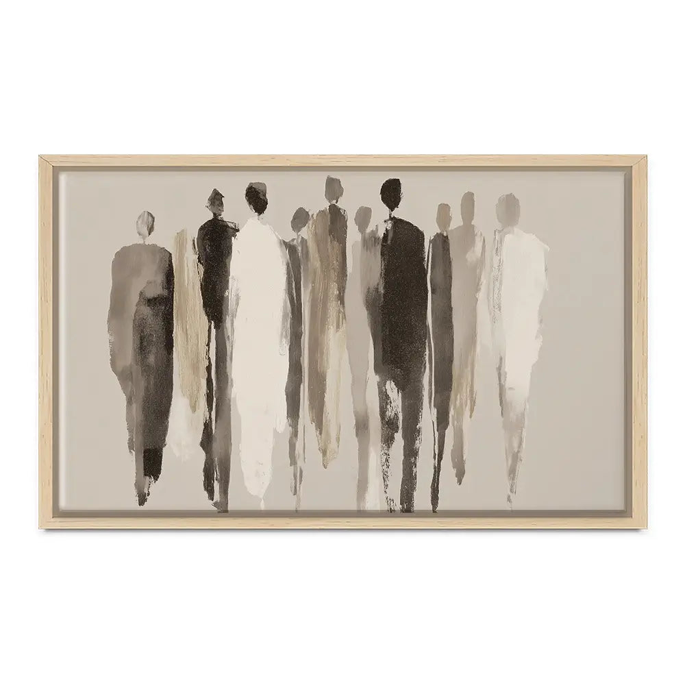 Tall Figure Procession Canvas Print Tall Figure Procession Canvas Print wall art product Chromatic Storm Studio