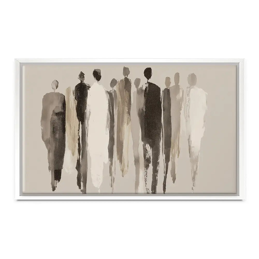 Tall Figure Procession Canvas Print Tall Figure Procession Canvas Print wall art product Chromatic Storm Studio