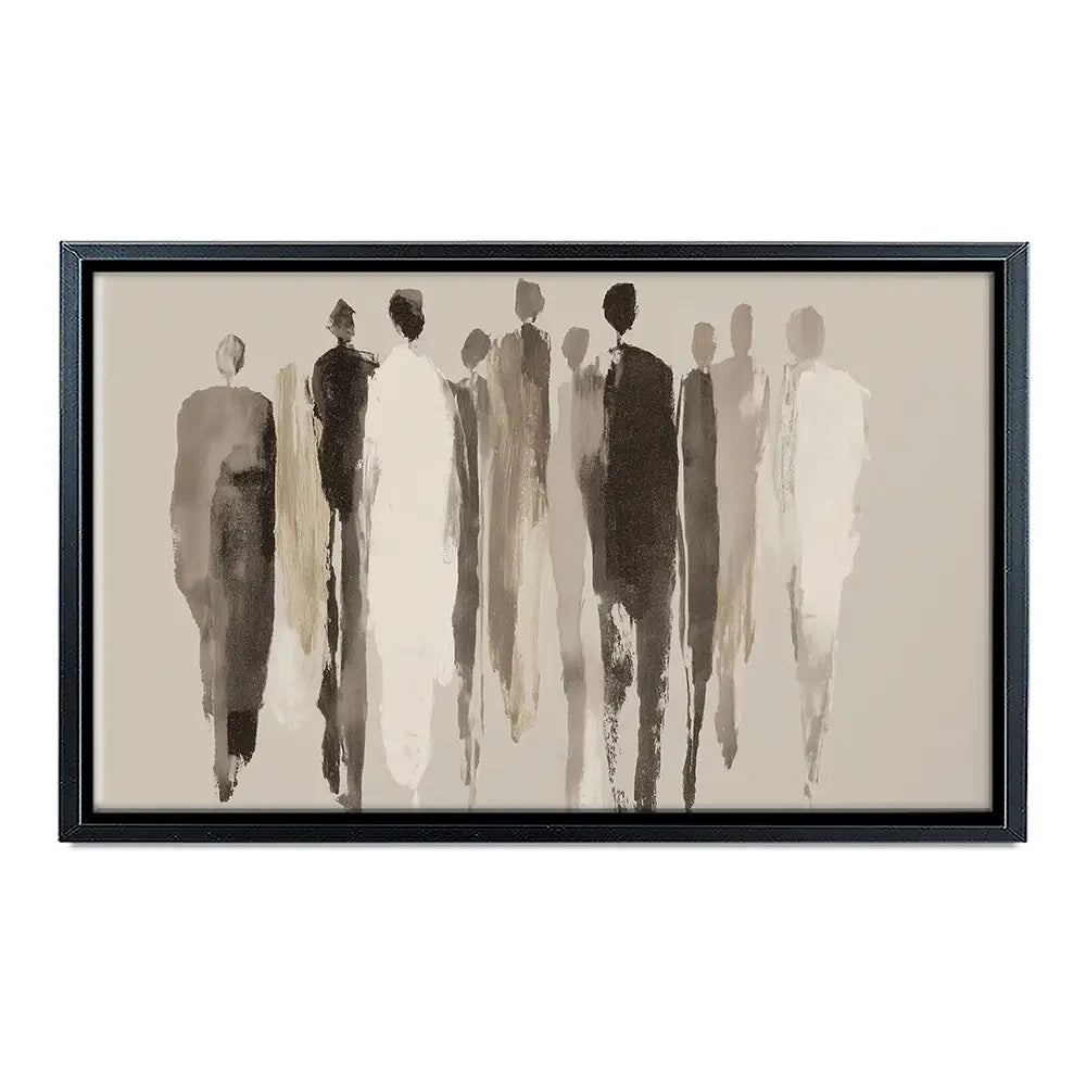 Tall Figure Procession Canvas Print Tall Figure Procession Canvas Print wall art product Chromatic Storm Studio
