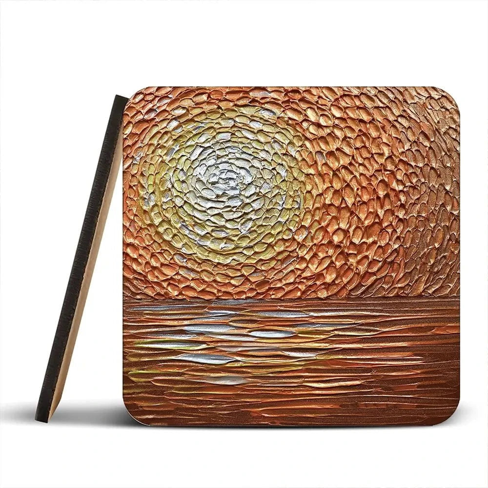 Tangerine Dream Coaster Set Tangerine Dream Coaster Set wall art product Nada Khatib