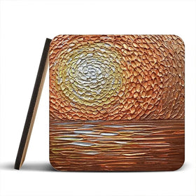 Tangerine Dream Coaster Set Tangerine Dream Coaster Set wall art product Nada Khatib