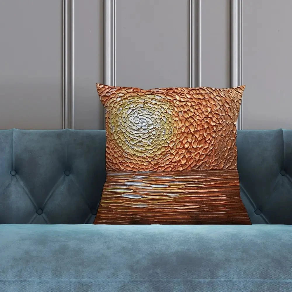 Tangerine Dream Cushion Tangerine Dream Cushion wall art product Nada Khatib