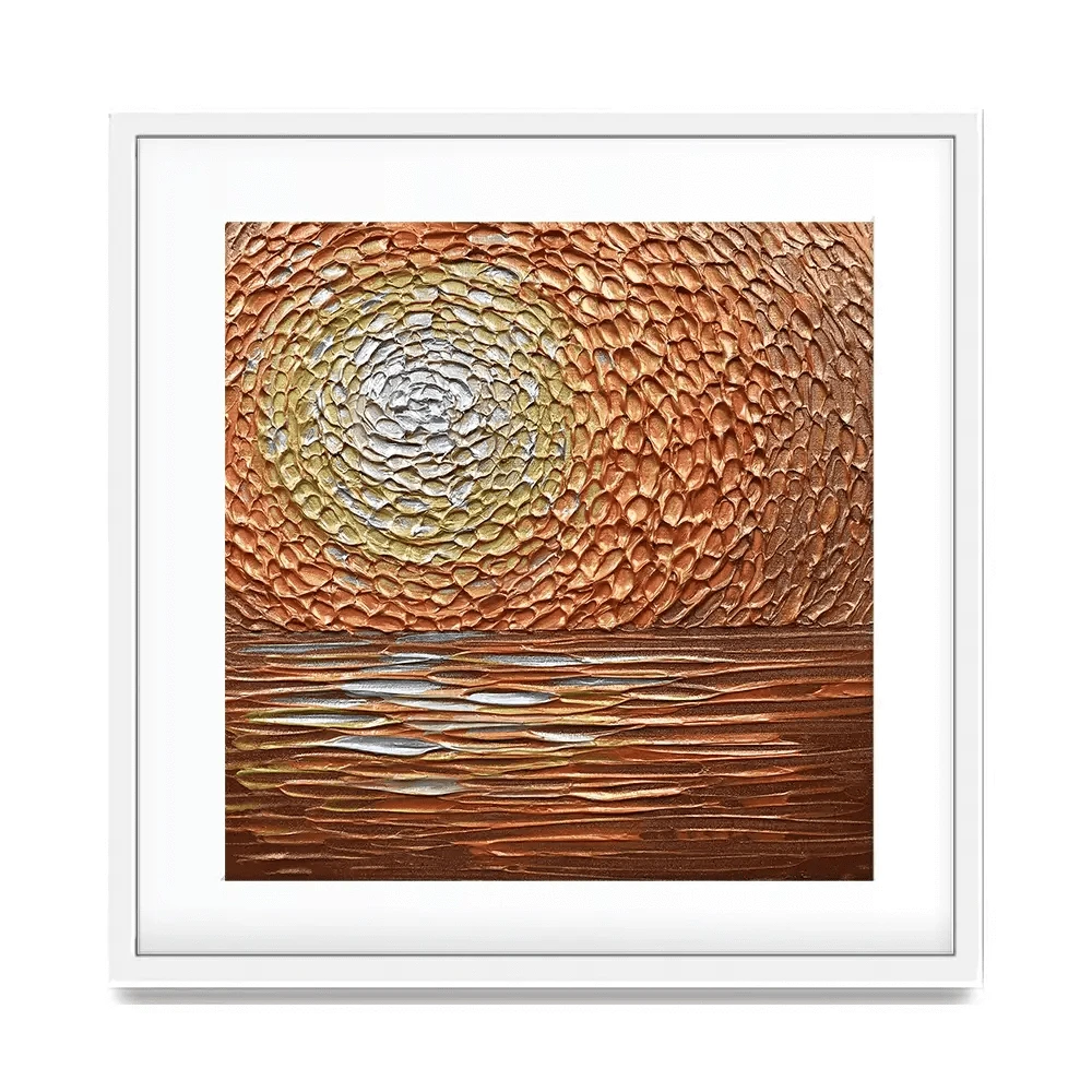 Tangerine Dream Square Framed Art Print Tangerine Dream Square Framed Art Print wall art product Nada Khatib