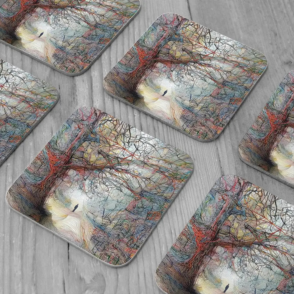 Tangled Forest Coaster Set Tangled Forest Coaster Set wall art product David Alexander Elder