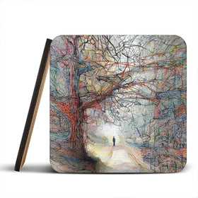 Tangled Forest Coaster Set Tangled Forest Coaster Set wall art product David Alexander Elder