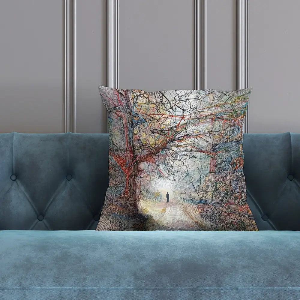 Tangled Forest Cushion Tangled Forest Cushion wall art product David Alexander Elder