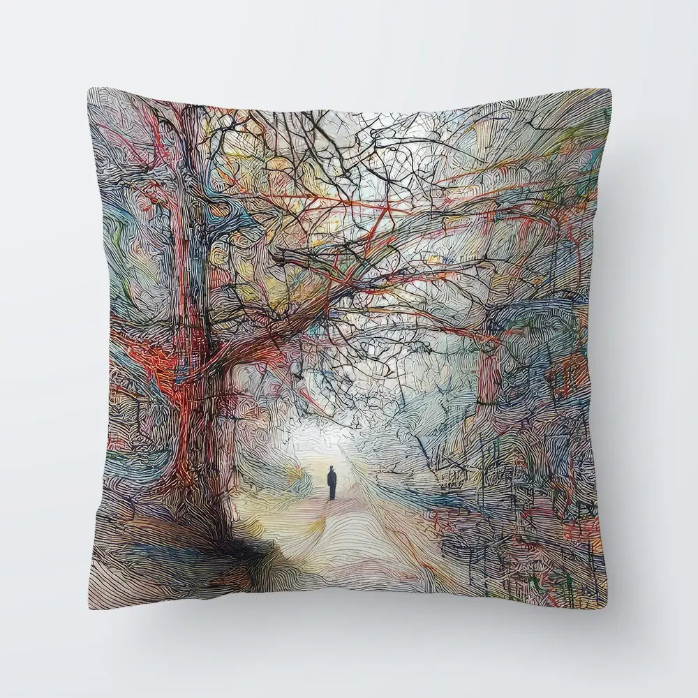Tangled Forest Cushion Tangled Forest Cushion wall art product David Alexander Elder