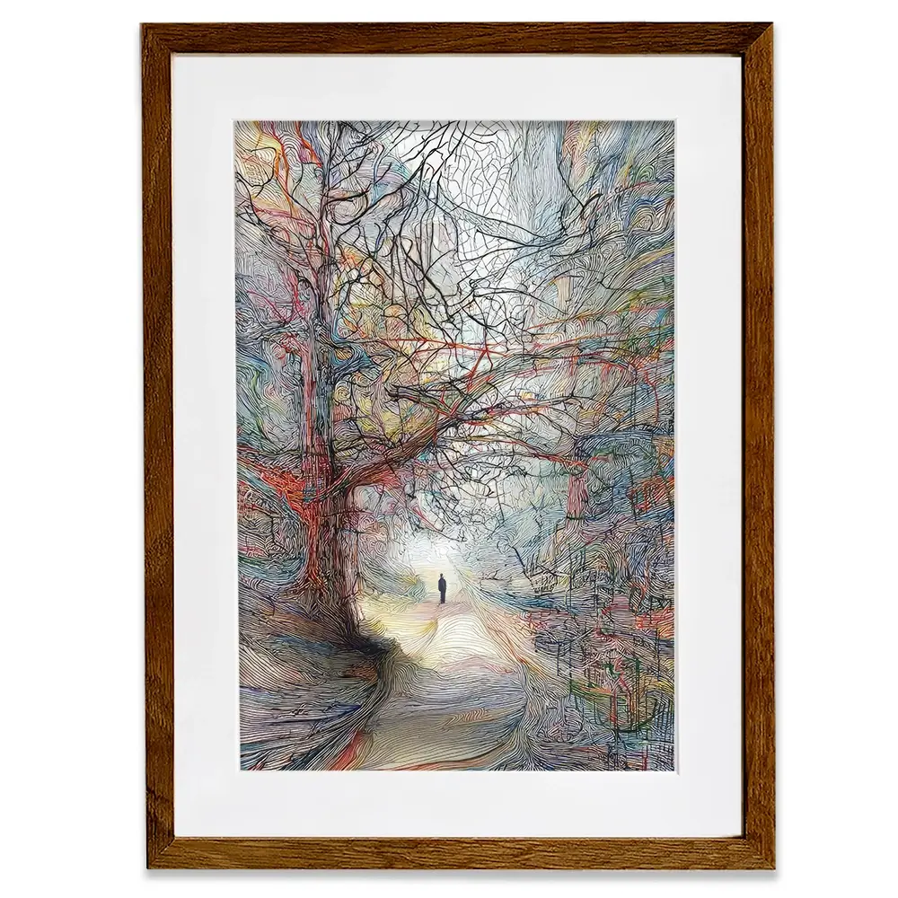 Tangled Forest Framed Art Print Tangled Forest Framed Art Print wall art product David Alexander Elder