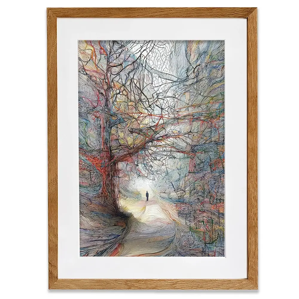 Tangled Forest Framed Art Print Tangled Forest Framed Art Print wall art product David Alexander Elder