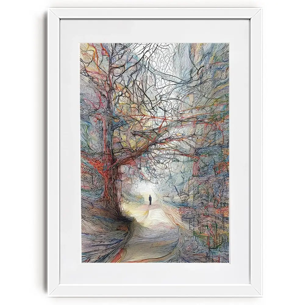 Tangled Forest Framed Art Print Tangled Forest Framed Art Print wall art product David Alexander Elder