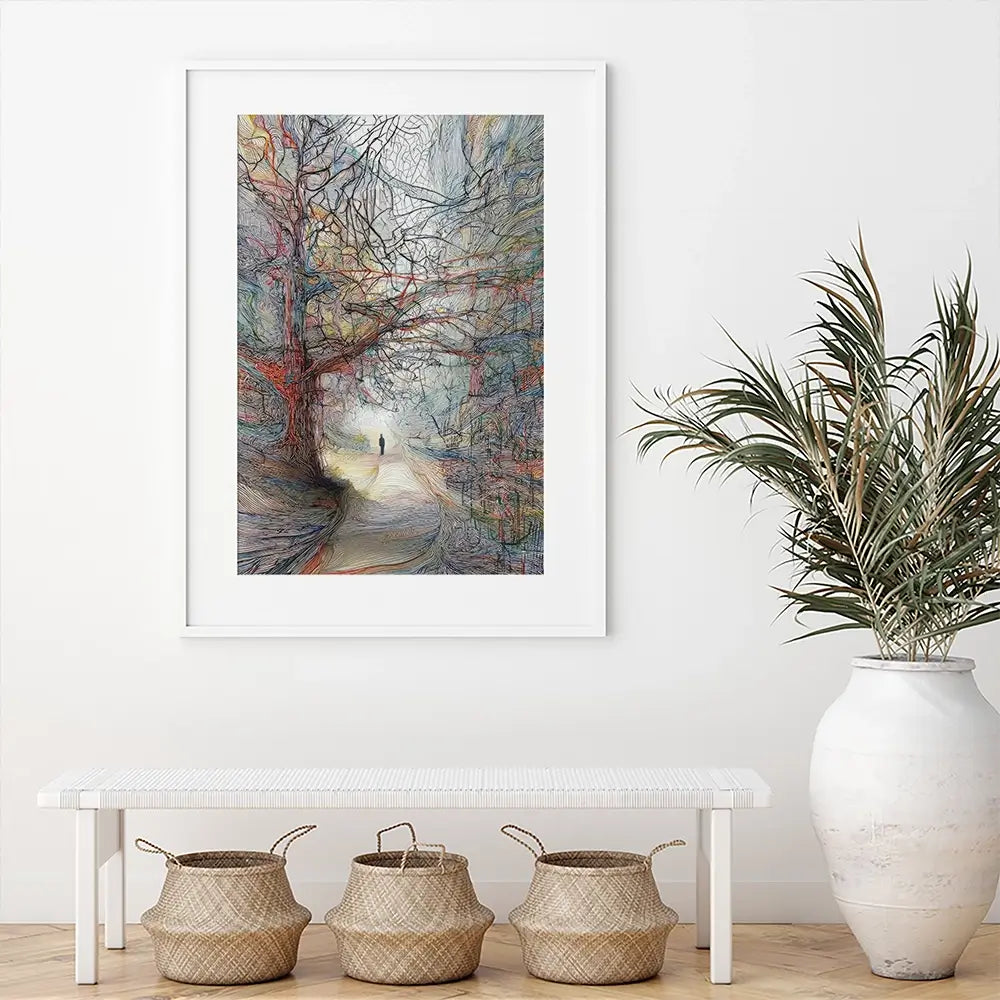 Tangled Forest Framed Art Print Tangled Forest Framed Art Print wall art product David Alexander Elder
