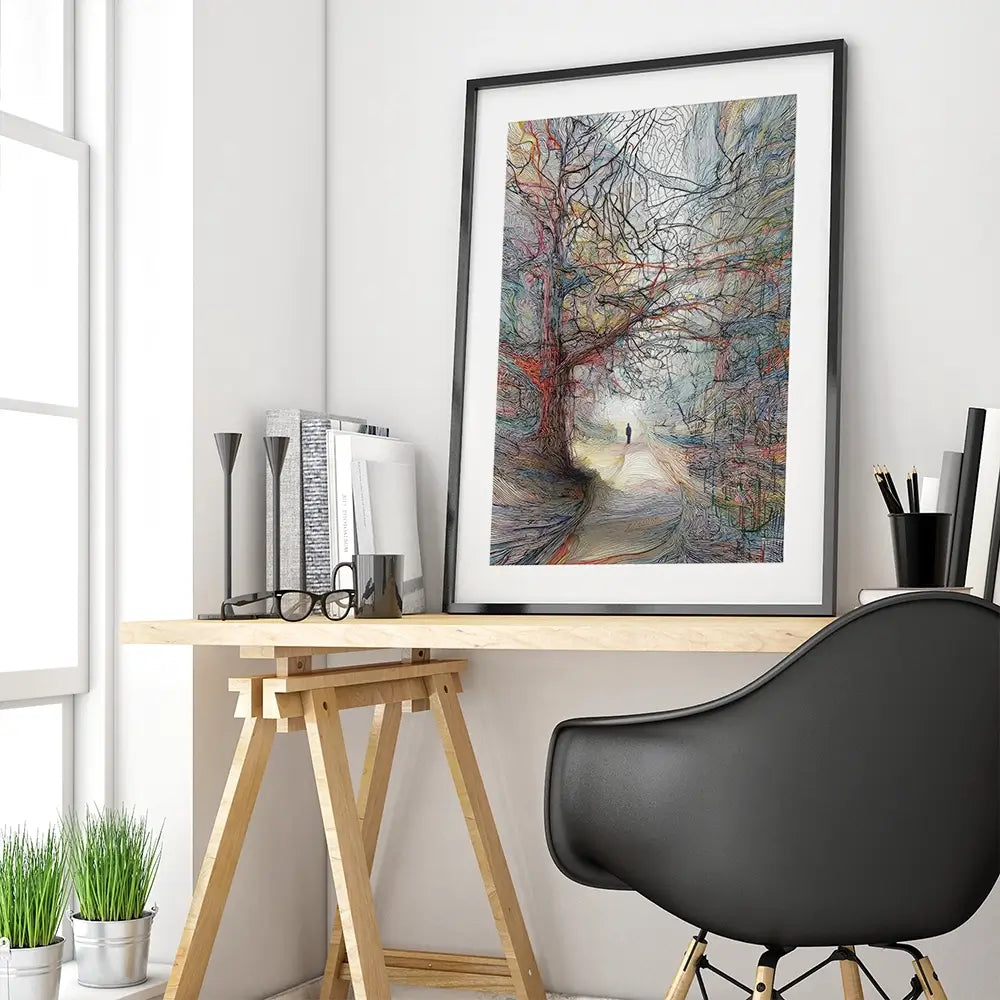 Tangled Forest Framed Art Print Tangled Forest Framed Art Print wall art product David Alexander Elder